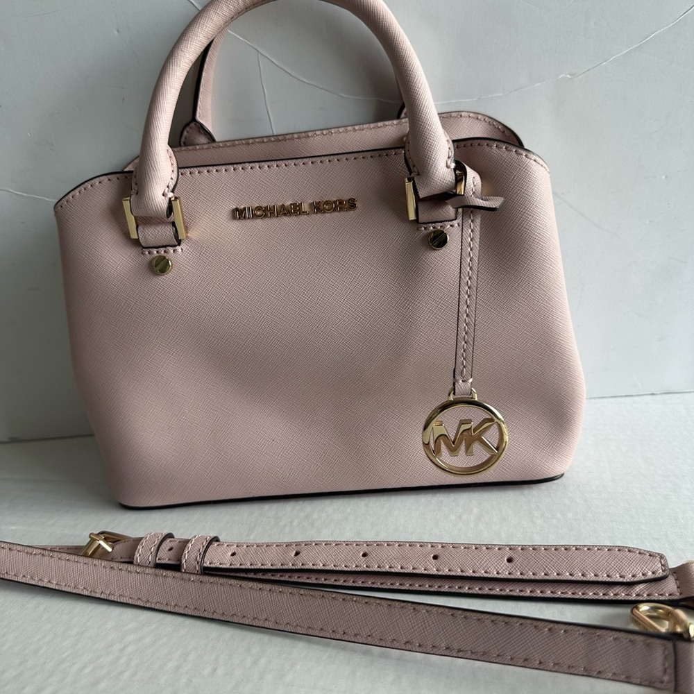 Small Michael Kors Pink Savannah Bag